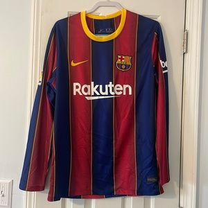 Messi Barcelona 10 Jersey long sleeve
